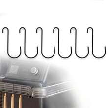 6 Pcs Grill Hooks For Traeger Black Metal Hooks Compatible With Traeger 2022 Timberline And Timberline XL 2023 Ironwood And Ironwood XL Flatrock - 黑色 - 查看 2