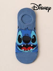 1/5/10 Pairs Disney Stitch Men's Socks, Boat Socks, Invisible Socks, Funny Christmas Gift, All Season - Multicolor - View 9