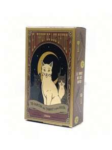 西班牙语版《猫咪统治地球》塔罗牌，EL Tarot DE LOS GATOS 占卜游戏，适合派对和生日礼物 - 圖片色 - 查看 1