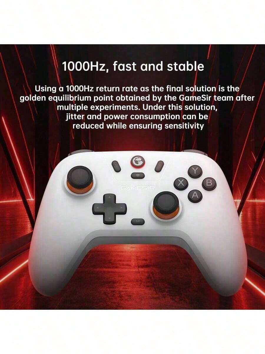 GAMESIR T4 Nova Lite 专业游戏手柄，线性扳机，支持 2.4G 无线/蓝牙/有线三种连接模式，电竞级无死区设计，内置六轴陀螺仪，兼容 Switch/Steam/Android/iOS 平台。 - 查看 1