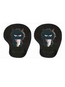 Alfombrilla de ratón con reposamuñecas ergonómica, diseño lindo de gato trabajando, reposamuñecas ergonómico de EVA, alfombrilla de ratón de espuma de memoria antideslizante con soporte de muñeca cómodo y suave, almohadilla de escritorio amigable con la piel, protector de escritorio, apto para juegos, oficina, antideslizante, para PC de escritorio, portátil y uso doméstico, recuerdo de temporada de graduación, regalo perfecto para el Día de San Valentín, Día de la Madre, vuelta al colegio, Día de San Valentín - Multicolor - Ver 19