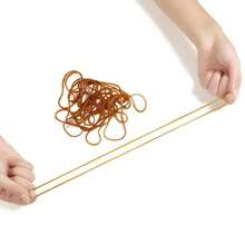 30/50/100pcs Durable Rubber Bands, High Elasticity Yellow Rubber Bands, Industrial Rubber Rings, Diameter 7.5cm/2.94inch, Thickness 1.4MM/0.0221inch - Round - View 5