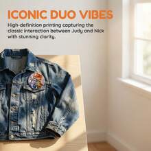 Bộ huy hiệu Zootopia, huy hiệu nhân vật Judy và Nick, 5/10 chiếc huy hiệu sưu tầm, thích hợp để gắn lên ba lô, túi xách, áo khoác, hoặc làm quà tặng cho người hâm mộ và nhà sưu tập Disney Zootopia. - Nhiều màu - Xem 3