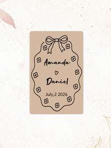 Personalized Wedding Guest Book Alternative , Customize Text,Custom Wedding Playing Cards , Personalized Wedding Deck , Custom Printed Keepsake , Bridal Shower Favor - Multicolor - View 17