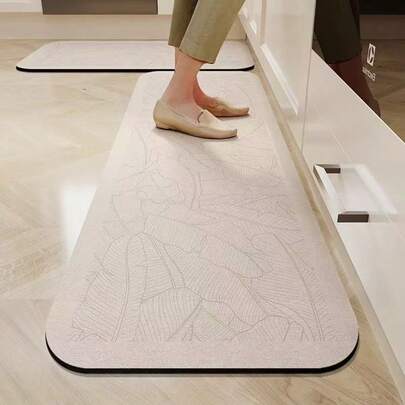 Thảm bếp cao su mềm dày 3.5mm, kiểu dáng hiện đại, phong cách nhiệt đới tự nhiên, thấm hút tốt, có thể cắt tỉa cho vừa với kích thước bếp. Bề mặt vải, lớp giữa là lớp xốp, lớp dưới là lớp cao su. Thích hợp làm thảm bếp, trang trí bếp, trang trí đám cưới, trang trí nhà cửa, thảm phòng tắm, thảm lối vào, thảm phòng giặt, thảm hành lang, thảm phòng khách, v.v.