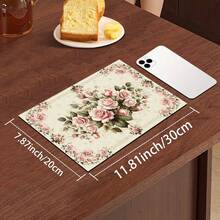 1pc Absorbent Drying Mat, Traditional Pattern, Kitchen Decor, Coffee Machine Mat, Handmade Coffee Pot Draining Pad, Kitchen Floor Mat, Dining Table Mat, Kitchen Counter Dish Drying Mat, Breakfast Mat, Heat-Resistant Anti-Slip Draining Mat, Diatomite Draining Mat, Hides Stains, Super Absorbent Kitchen Mat, Easy To Clean Dish Rack Mat, Suitable For Kitchen, Dining Table, Coffee Shop, Bar, Holidays, Parties, Home Decor, Mother's Day Gift - Multicolor - View 18