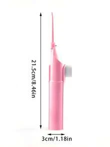 手动高压牙线器 - 便携式手持高压水牙线器，无需电池/电源，口腔卫生维护，牙菌斑去除工具，符合人体工程学设计的水流清洁牙齿，轻巧耐用，可靠的家用和旅行牙线器。 - 彩色 - 查看 13