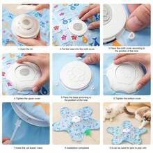 1pc 5-Pointed Star Interactive Rechargeable Cat Toy, 360° Movable Hidden Tassel Stick, 5 Hidden Seek & Find Motion Activated Toy, Intelligence Development Game, Indoor Exercise To Stimulate Hunting Instinct, Pet Supplies, Best Pet Gift - View 7