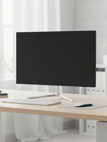 One Dust Cover For Desktop Computer Monitors, An Easy-To-Install Solid Color Screen Protector Designed To Shield Desktop Displays From Dust, Suitable For Screens Ranging From 24 To 76.2 Centimeters,Desktop Computer Monitor Dust Cover, Lcd Screen Cover Cloth, Keyboard Cover, Minimalist Screen Protector - A - View 9