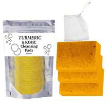4pc Turmeric Wash And Care, Turmeric Tablets, TurmericCleansing Mousse, Turmeric SoapFacial Cleansing Skincare FacialCleansing Cleanser - 黃色 - 查看 11