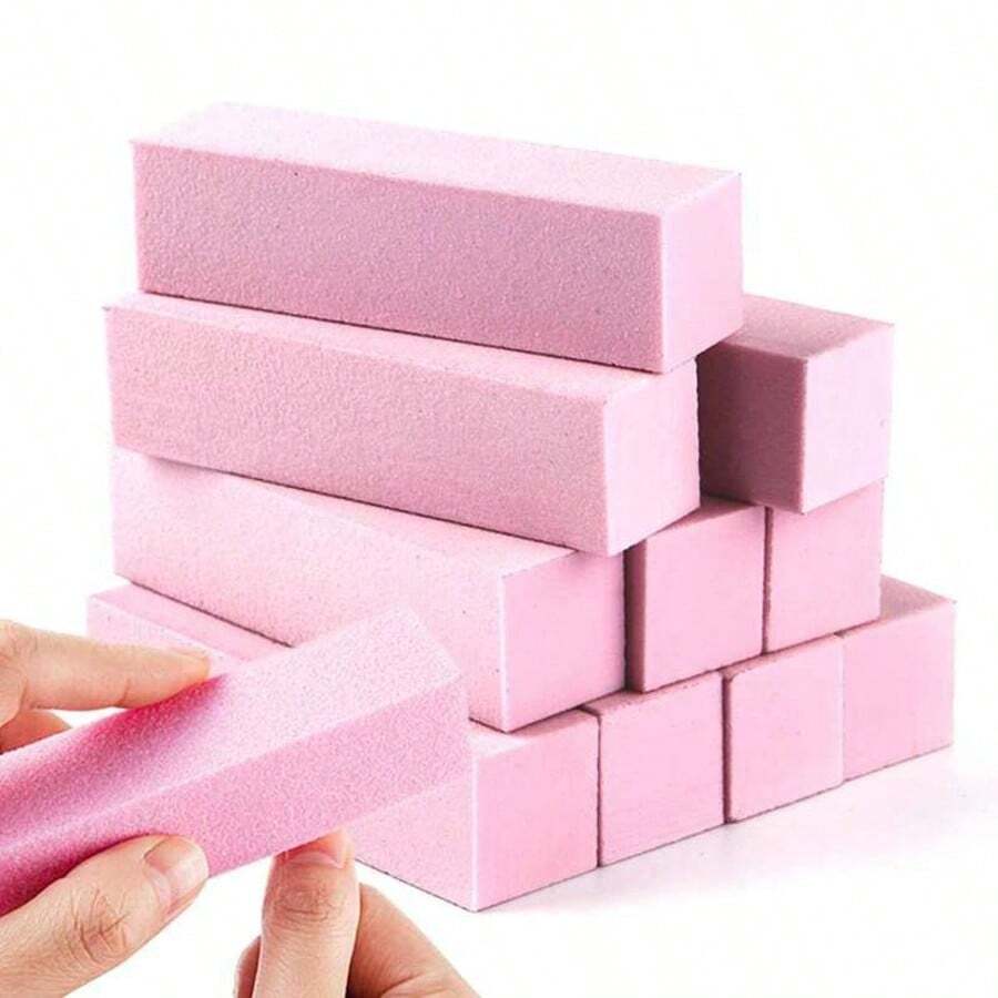 2/5/10pcs/Set Nail Sanding Blocks, Professional Nail Files Polishing Blocks, Foot Care Emery Boards, Sanding Sponges, Nail Art Accessories - Multicolor - View 1