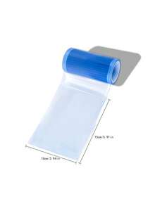 1卷隔离膜断点马桶座圈、污垢隔离膜、洗脸盆、防水、污垢隔离开关、水龙头、防尘贴纸、便携式酒店污垢隔离、防水开关、水龙头、马桶隔离膜 - 隔離膜 - 查看 2