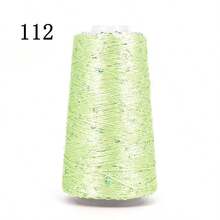 50g Shiny Sequin Crochet Knitting Yarn, DIY Sweater, Bag, Hat Handicraft Materials - Multicolor - View 36