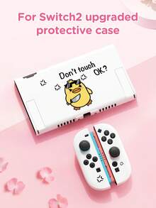 1pc Cartoon Angry Duck Pattern Protective Case For Nintendo Switch2 (2025), Suitable For Switch2, Switch NS/Switch OLED/Lite, Switch Gaming Accessories, Storage Bag, Switch Protective Cover, Romantic Gift For Switch Players - Multicolor - View 13