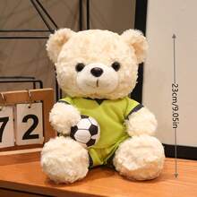 可爱有趣的新泽西泰迪熊,柔软的橄榄球泰迪熊毛绒玩具,非常适合儿童节日,纪念泰迪熊,可拆卸球衣泰迪熊玩偶,送给男朋友的完美礼物,毛绒玩偶,收藏品。 - 彩色 - 查看 29
