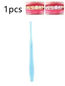 4/2pcs Manual Teeth Stain Remover & Polishing Set - Home Use Plaque Removal, Teeth Whitening, Alternative To Floss, Prevent Halitosis, Remove Tea Stains, No Power Needed, Suitable For Bathroom, Reusable And Washable - Multicolor - View 8