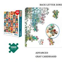 1000pcs Unique Wooden Puzzle - Lion, Luxury Animal Shaped Wooden Jigsaw Puzzle, Exquisite Packaging, Best Gift For Adults - Multicolor - View 7