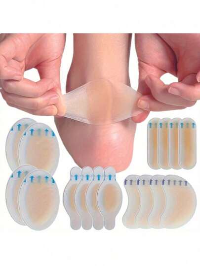 20pcs Anti-Friction High Heel Pads, Anti-Friction Foot Pads, Transparent Gel Anti-Friction Foot Pads, Foot Membrane, Foot Pads, Individually Packaged Transparent Gel Dressings, Anti-Friction Heel Pads, Insulating Foot Pads, Valentine's Day, Puppy, Carnival, Party Decorations, Shoes, Spring/Summer Essentials, Bridesmaid Gifts, Bedroom Decor, Bedroom Decor, Beach, Travel, Men, Women, Vacation, Cute Accessories