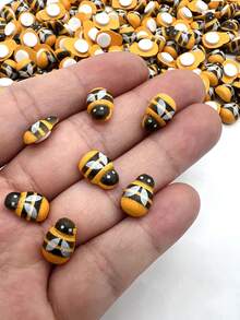 100/50/30 chiếc trang trí ong gỗ mini - Trang trí ong tự dính, màu trắng với cánh sọc đen, thích hợp cho sổ lưu niệm, tiệc tùng, vòng hoa nhà cửa, các dự án DIY và trang trí tiệc, thiết kế ong cổ điển, chất liệu gỗ | Trang trí ong | Trang trí phòng | Trang trí phòng ngủ | Trang trí nhà cửa | Trang trí tường | Trang trí sân vườn, Quà tặng cho nữ, Quà tặng cho nam, Quà tặng cho bạn bè - Giấy tự dính hình con ong - Xem 2