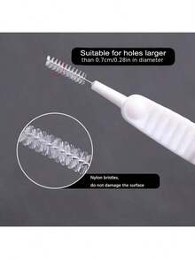 15pcs Mobile Phone Dust Plug Set, Includes Keyboard Cleaning Brush, Dust Cover And Nylon Brush Cleaner, Suitable For Phones And Computers - Black and White - View 4