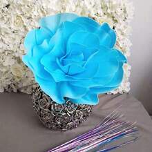 Artificial Rose PE Flower Foam Flower Large Simulated Flower Head European Wedding Flower Wall Wedding Window Background Layout - Multicolor - View 11