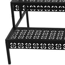 Plant Stand 3 Tier Flower Stand Black 130x60x60cm Flower Pot Display Shelf Stand Organizer For Garden Balcony Terrace - A - View 8