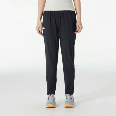 Under Armour Woven Straight Leg Single Layer Women Pants, Fitness & Sports