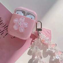 Apple 4/3, Pro 2 Protective Case, Cute Sakura Flower 3D Soft Wireless Bluetooth Earphone Case - Multicolor - View 9
