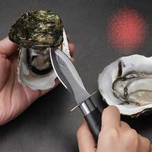 1把不锈钢牡蛎刀，专用牡蛎开壳工具，专业牡蛎剥壳刀，榴莲刀 - 查看 7