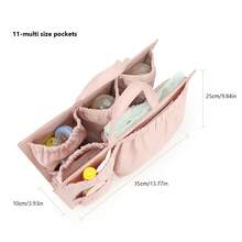 Bolso organizador con múltiples bolsillos, bolso de pañales con cambiador para madres y bebés, modelo nuevo 2026 - Multicolor - Ver 3