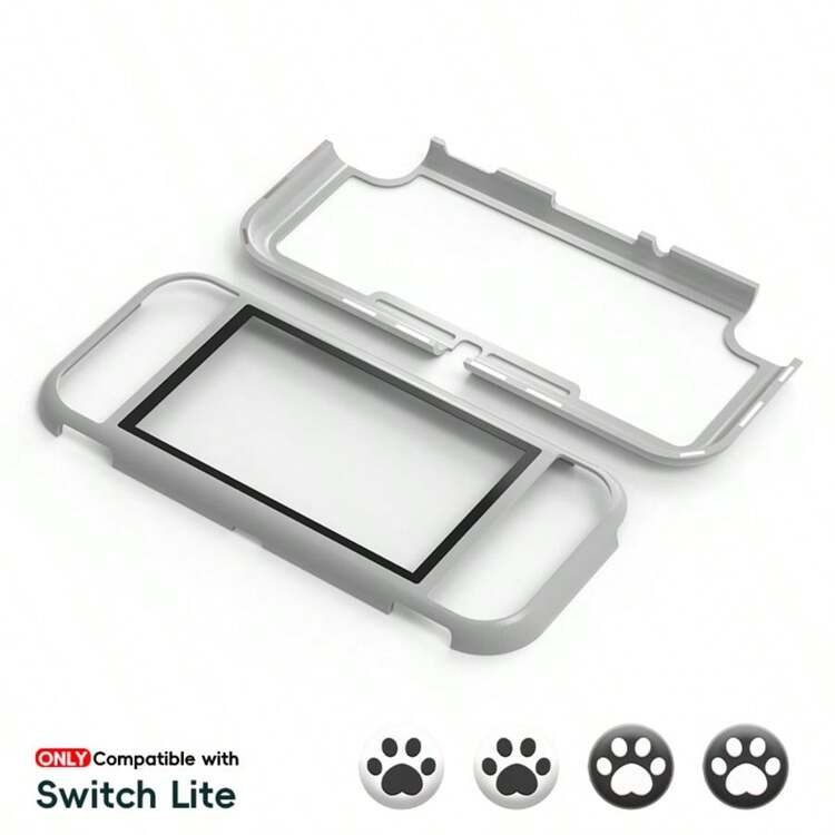 DATA FROG マグネット式フロント＆バック保護ケース Switch Lite用 クリアアクリルスクリーン保護付きハードプラスチック耐衝撃カバー - 見る 13
