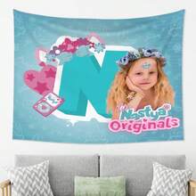 1pc Nastya Original Like Nastya Originals Art Tapestry - Vibrant Wall Decor, Suitable For Living Room, Bedroom, Office - Aesthetic Home And Party Decoration, Themed Style Design, Music Room Decor, Highquality Print, Soft Fabric, Stylish Artwork - 1PC - Xem 4