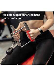 新款握力器，举重防滑手柄，健身器材，第二代四孔硅胶握力训练器 - 彩色 - 查看 3