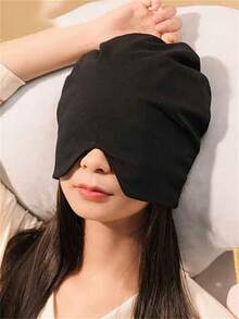 柔软睡眠眼罩帽，透气弹性睡眠帽，适合居家、旅行和午睡时遮光 - 多色 - 查看 7