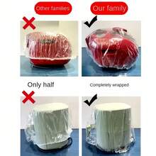 150pcs Disposable Dust Cover, Appliance Dust Cover, Waterproof, One-Time Large Plastic Packaging Dust Cover, Suitable For Microwave Oven Rice Cooker Home Protective Cover, 10/50/100/150pcs - Multicolor - View 7