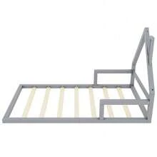 Kids Bed Frames, Headboards & Footboards - Grey + Pine + 90cm*200cm - View 8