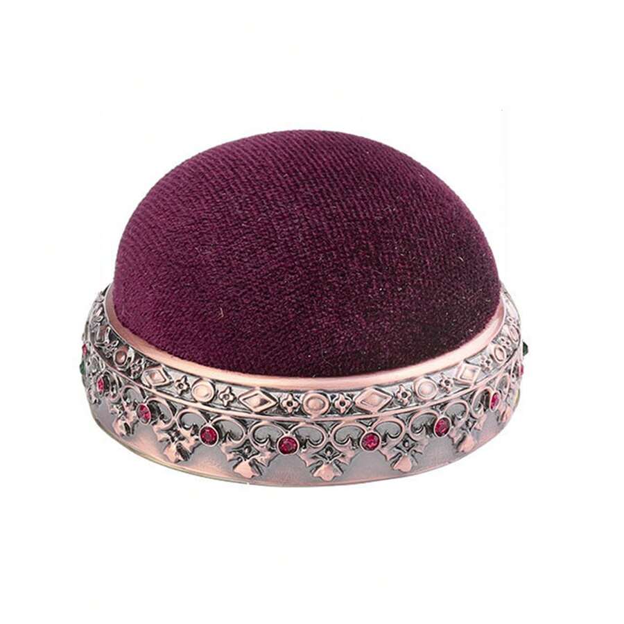Casual DIY Craft Needle Pin Cushion Holder With Metal Bottom Sewing Pin Cushion - C03 - View 1