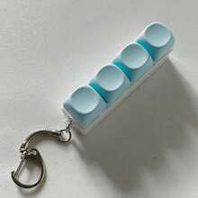 4pcs Dopamine Color Coded Fidget Buttons, Helpful To Relieve Stress And Anxiety, Satisfying Clicking Sound, Quad-Fold Stress Relief Toy, Colorful Keychain Fidget Toy - Multicolor - View 9