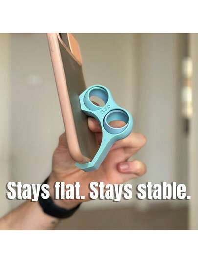 Multifunctional Ergonomic Mobile Phone Grip, Glass Handle & Stress Relief All-In-One