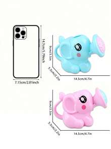 大象造型喷水玩具，儿童洗澡玩水玩具，动物造型喷水玩具，婴儿洗澡用品 - 彩色 - 查看 12