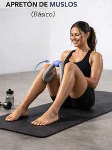 CARDIO BEAT Ejercitador Multifuncional para Muslos, Glúteos y Brazos – Compacto y Fácil de Usar - Gris Claro - Ver 6