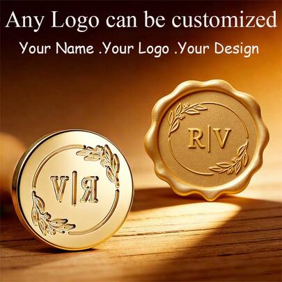 Custom Wax Seal Stamp Kit For Wedding Invitation ,Wedding Wax Seal Kit , Logo Wax Seal Stamp Kit For Wedding