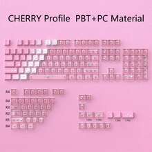 PBT Crystal Transparent Jelly Keycaps, Cherry Profile Shine Through Keycaps For Mechanical Keyboard, 6.25U Spacebar Compatible With MX Switches, Cute Pink Blue Purple Custom Keyboard Keycaps - View 17