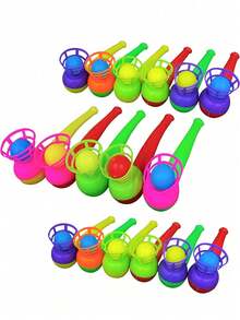 3/6/12 piezas Bola inflable de levitación de colores aleatorios, juguete antiestrés - Multicolor - Ver 9
