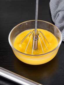 1/2/4件套手动打蛋器、奶油打蛋器、烘焙蛋液搅拌器、旋转式打蛋器 - 彩色 - 查看 4