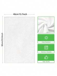 1/2/4pcs Kitchen Towel - Jehovah's Witness Gift With Bilingual Verse & Sweet Recipe Book Design - Pioneer Service Dish Towels For Jehovahs Witnesses - Apricot - View 3