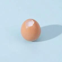 Juguete antiestrés de huevo suave y realista con cáscara - Accesorio de escritorio apretable y creativo, juguete de descompresión lento y suave para relajación en la oficina - Multicolor - Ver 3