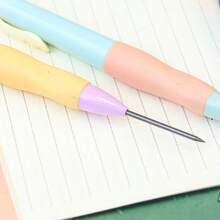 1支笔：握笔姿势正确，用力按压即可。这款专为学生练习书法和绘画而设计的免削铅笔，笔芯可替换为普通铅笔芯。 - 彩色 - 查看 4