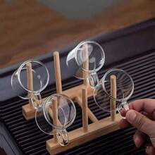 [Bộ 12/6/4/2 chiếc] Cốc cà phê thanh lịch, cốc trà nhỏ cao cấp 120ml, thủy tinh trong suốt có tay cầm trong suốt, chịu nhiệt và lạnh, cốc mini, cốc trà văn phòng phong cách tối giản, cốc độc đáo. - Trong sáng - Xem 9