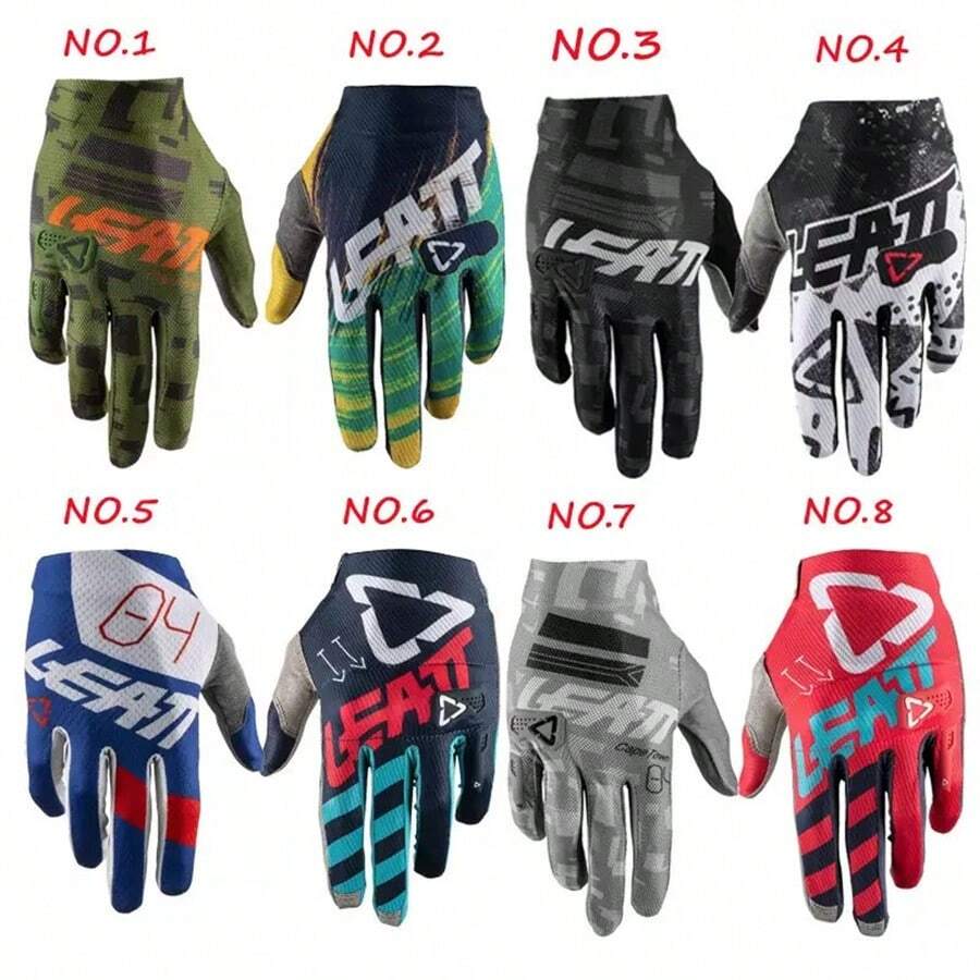 LEATT ROAD MX Gloves Motocross Gloves Cycling Bicycle Riding Motorcycle Gloves MX MTB Racing Sports Cycling Dirt Bike Glove - Multicolor - View 1